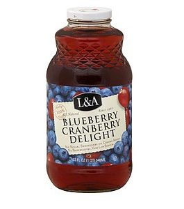 L & A Juice Blueberry/Cranberry Delight (6×32 Oz)