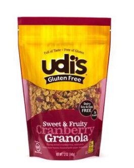 Udi’s Cranberry Granola, GF (6×12 Oz)