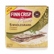 Finn Crisp 5 Wholegrains Thin Crisps (9×6.7 Oz)