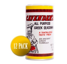 Cavender All Purpose Greek Seasoning (12×3.25 Oz)