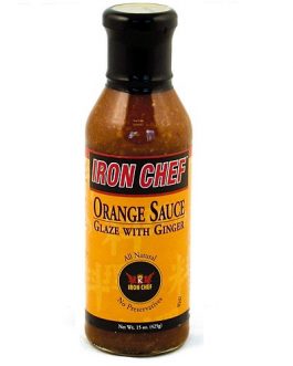 Iron Chef Orange Sauce Glaze with Ginger (6×14 Oz)