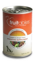 Fruitables Pumpkin & Ginger Flavor, Dog Digestive Supplements (12×15 Oz)