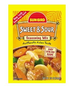 Sunbird Sweet & Sour Seasoning Mix (24×0.88 Oz)