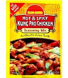 Sunbird Hot & Spicy Kung Pao Chicken Seasoning Mix (24×0.88 Oz)