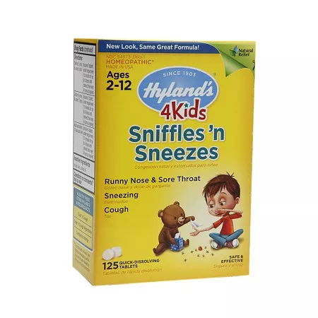 Hyland’s Sniffles and Sneezes 4 Kids (1×125 TAB )